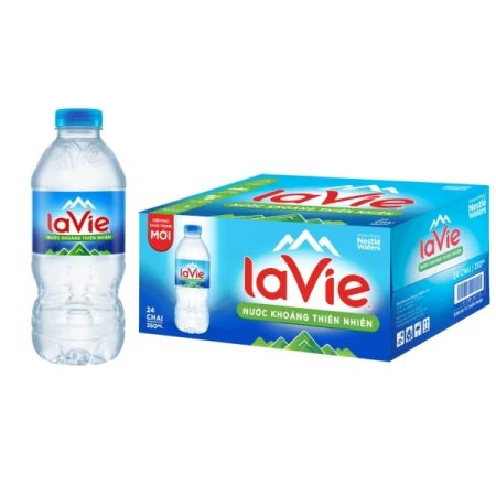 Thùng nước khoáng LaVie 350ml