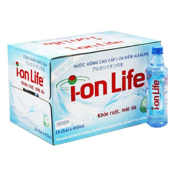 Thùng nước Ion Life 450ml