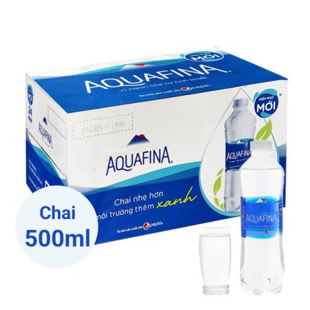 Thùng nước suối Aquafina 500ml