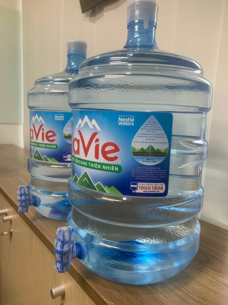Nước khoáng LaVie 19L bình có vòi