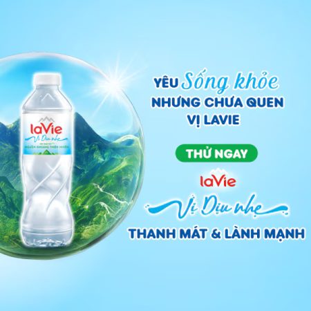 Thùng nước LaVie Vị Dịu Nhẹ 500ml