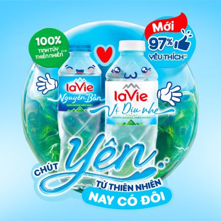 Thùng nước LaVie Vị Dịu Nhẹ 500ml